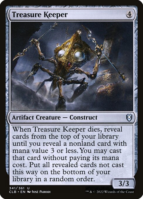 Commander Legends: Battle for Baldur's Gate - 341 - Treasure Keeper - Uncommon