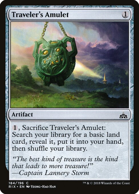 Rivals of Ixalan - 184 - Traveler's Amulet - Common