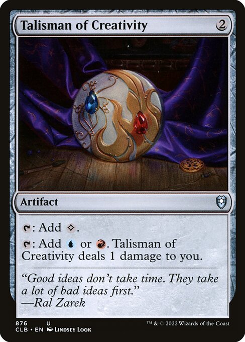 Commander Legends: Battle for Baldur's Gate - 876 - Talisman of Creativity - Uncommon