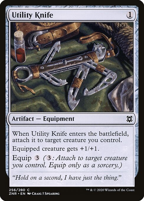 Zendikar Rising - 256 - Utility Knife - Common