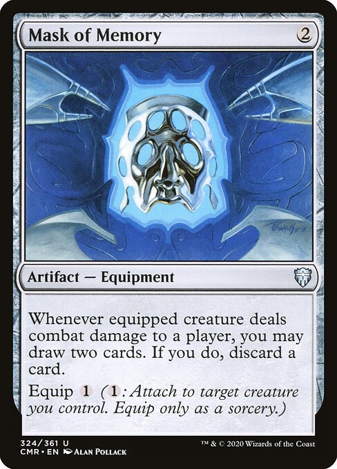Commander Legends - 324 - Mask of Memory - Uncommon