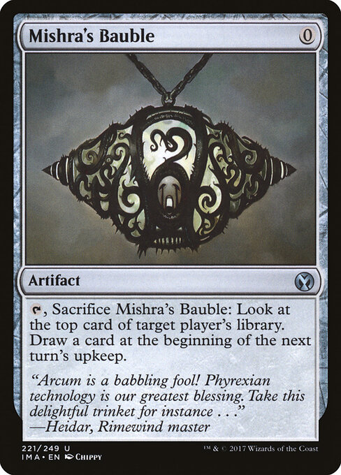 Iconic Masters - 221 - Mishra's Bauble - Uncommon