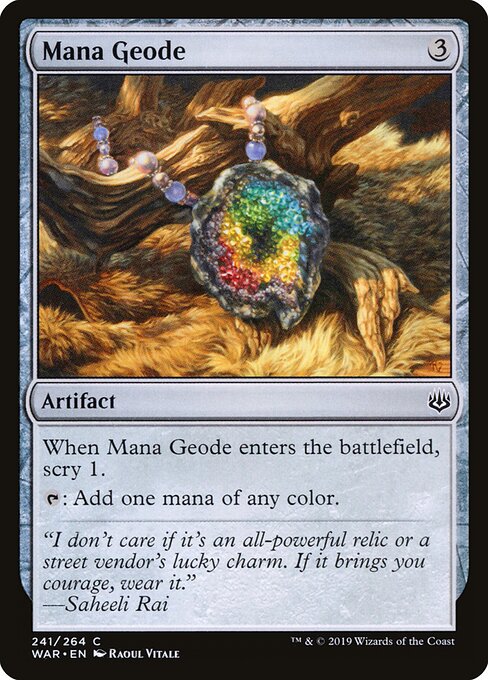 War of the Spark - 241 - Mana Geode - Common