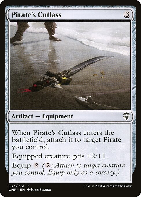 Commander Legends - 333 - Pirate's Cutlass - Common