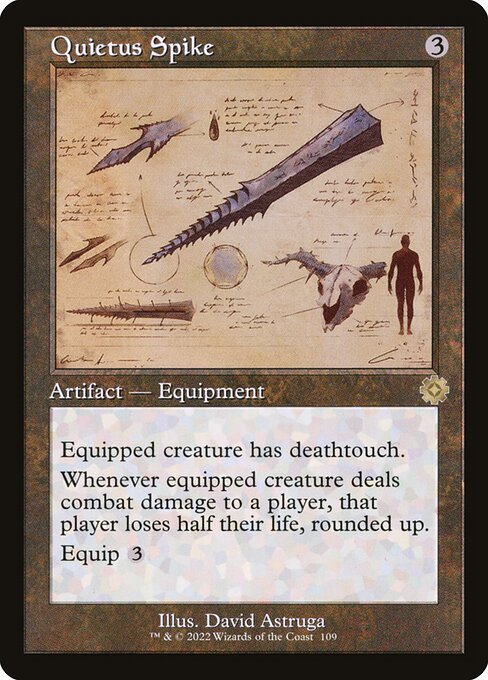 The Brothers' War Retro Artifacts - 109 - Quietus Spike - Rare