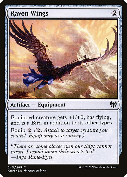 Kaldheim - 243 - Raven Wings - Common