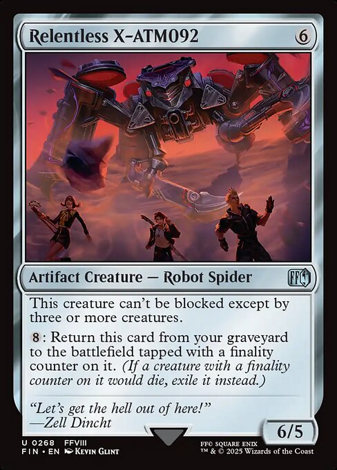 Final Fantasy - 268 - Relentless X-ATM092 - Uncommon