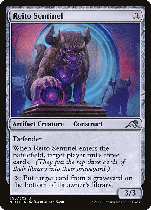 Kamigawa: Neon Dynasty - 256 - Reito Sentinel - Uncommon