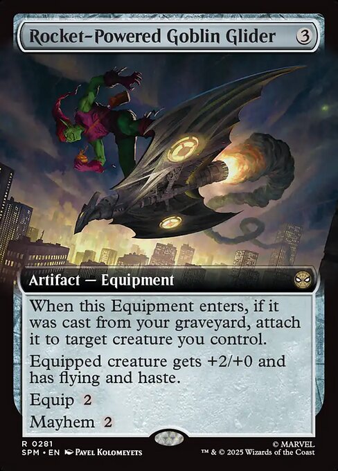Marvel's Spider-Man - 281 - Rocket-Powered Goblin Glider - Rare