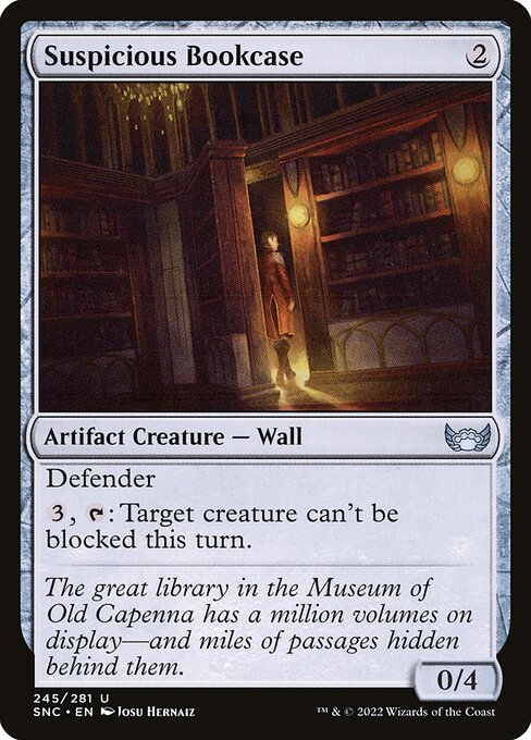 Streets of New Capenna - 245 - Suspicious Bookcase - Uncommon