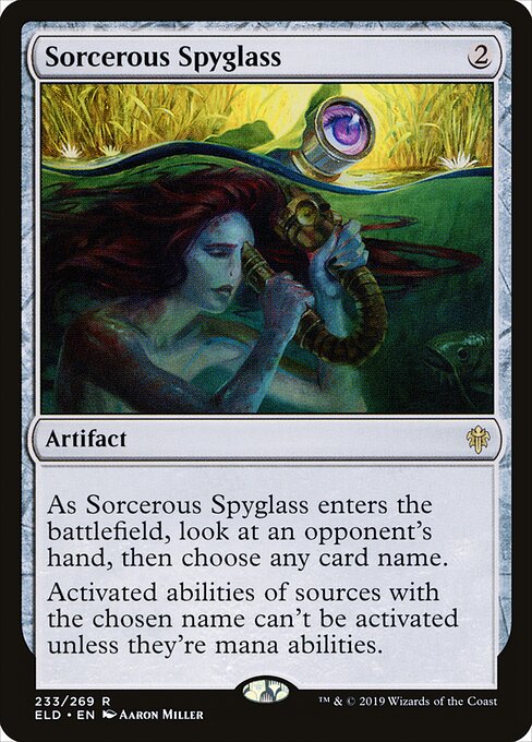 Throne of Eldraine - 233 - Sorcerous Spyglass - Rare