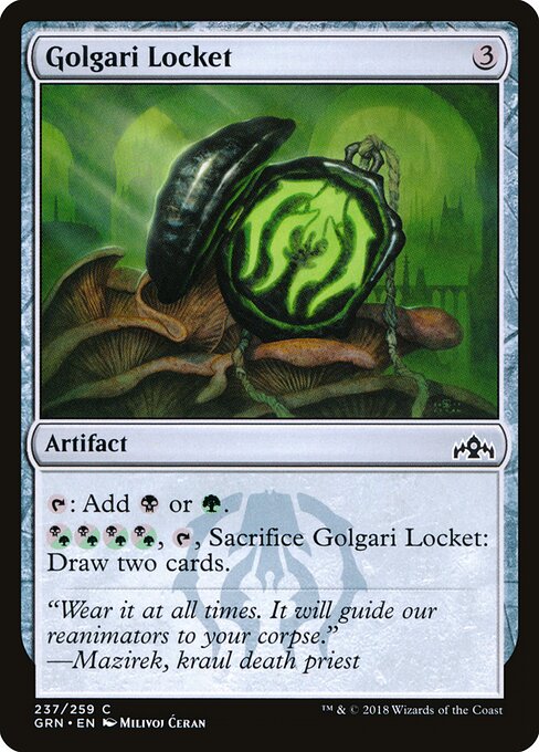 Guilds of Ravnica - 237 - Golgari Locket - Common