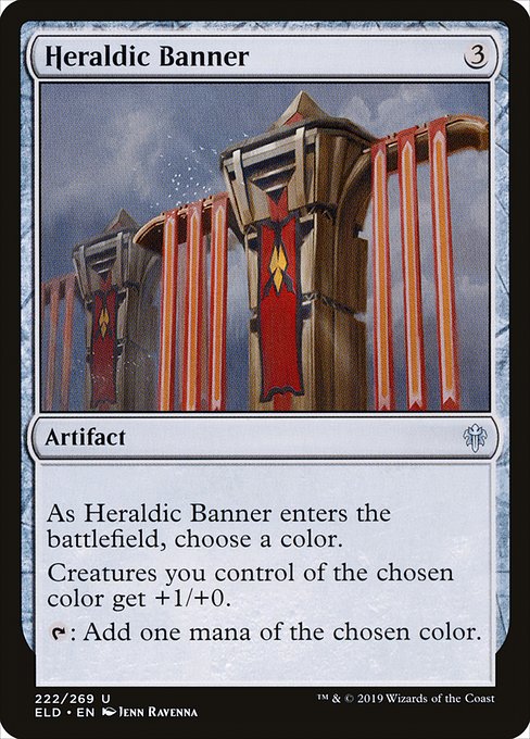 Throne of Eldraine - 222 - Heraldic Banner - Uncommon