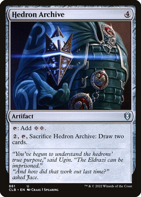 Commander Legends: Battle for Baldur's Gate - 861 - Hedron Archive - Uncommon