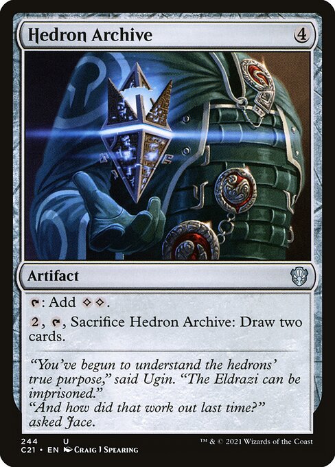 Commander 2021 - 244 - Hedron Archive - Uncommon