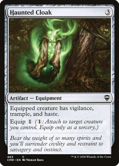 Commander Legends - 463 - Haunted Cloak - Common