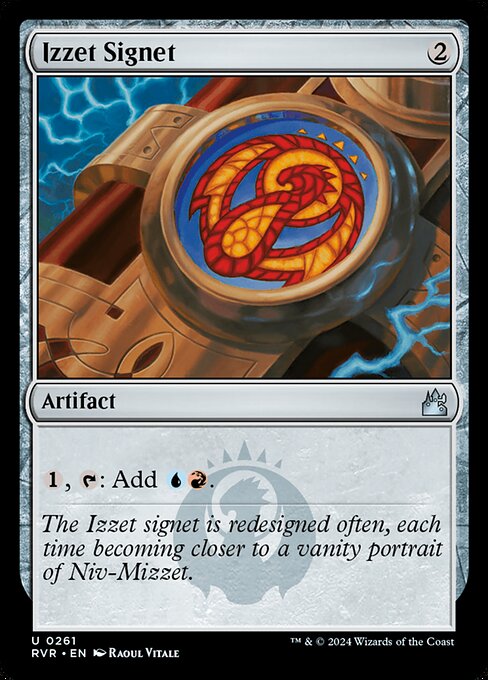 Ravnica Remastered - 261 - Izzet Signet - Uncommon