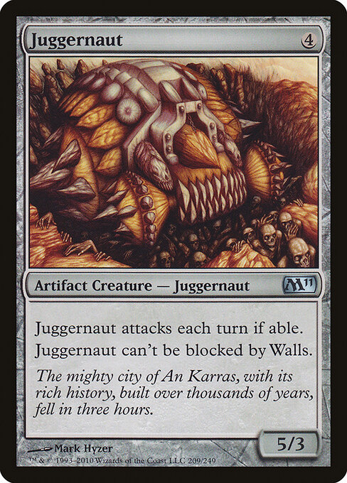 Magic 2011 - 209 - Juggernaut - Uncommon