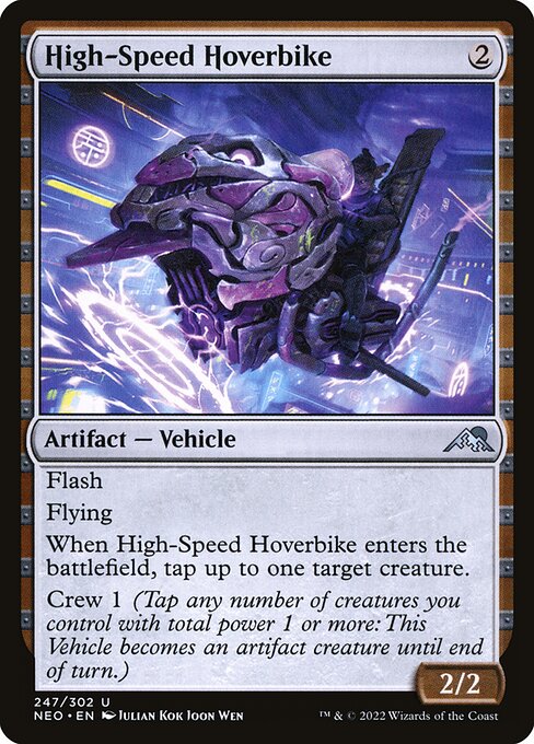 Kamigawa: Neon Dynasty - 247 - High-Speed Hoverbike - Uncommon