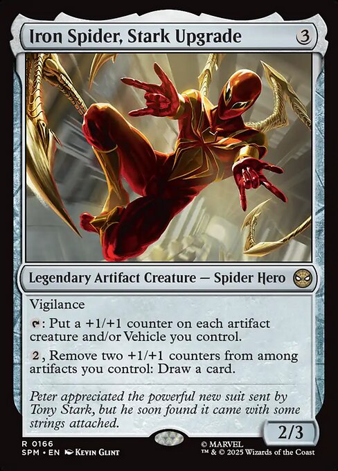 Marvel's Spider-Man - 166 - Iron Spider, Stark Upgrade - Rare