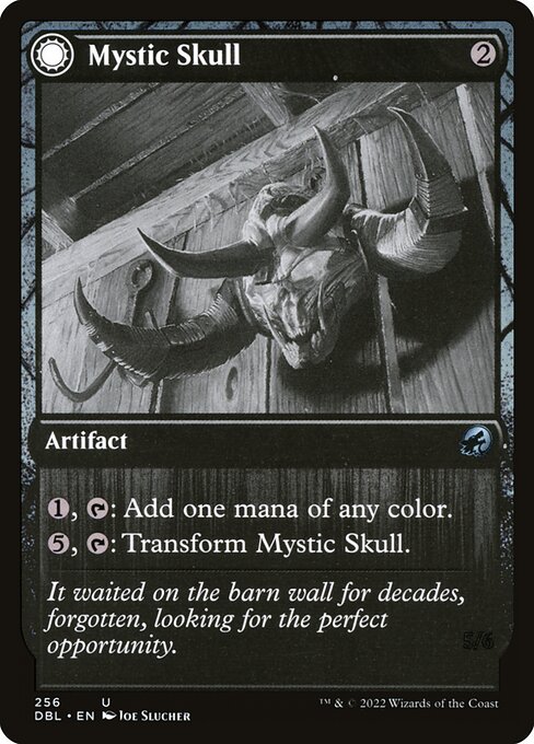 Innistrad: Double Feature - 256 - Mystic Skull // Mystic Monstrosity - Uncommon
