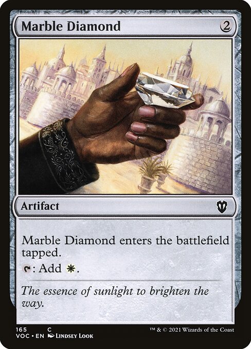 Crimson Vow Commander - 165 - Marble Diamond - Common
