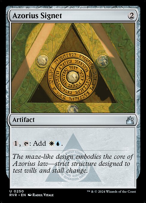 Ravnica Remastered - 250 - Azorius Signet - Uncommon