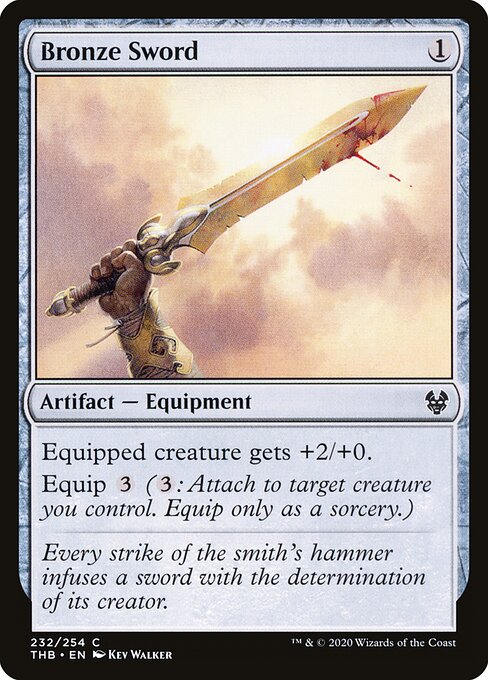Theros Beyond Death - 232 - Bronze Sword - Common