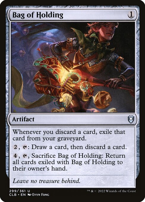 Commander Legends: Battle for Baldur's Gate - 299 - Bag of Holding - Uncommon