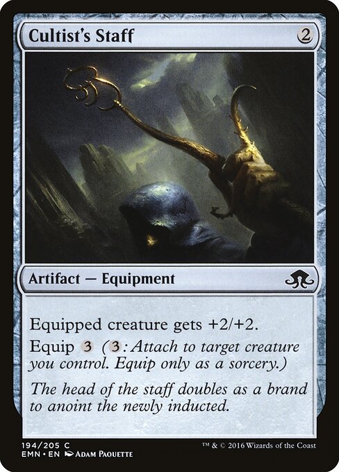 Eldritch Moon - 194 - Cultist's Staff - Common