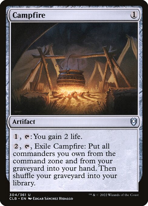Commander Legends: Battle for Baldur's Gate - 304 - Campfire - Uncommon