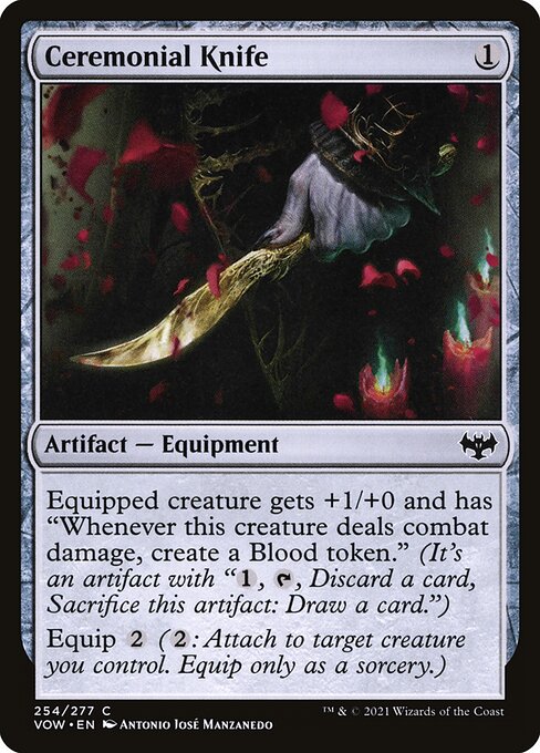 Innistrad: Crimson Vow - 254 - Ceremonial Knife - Common