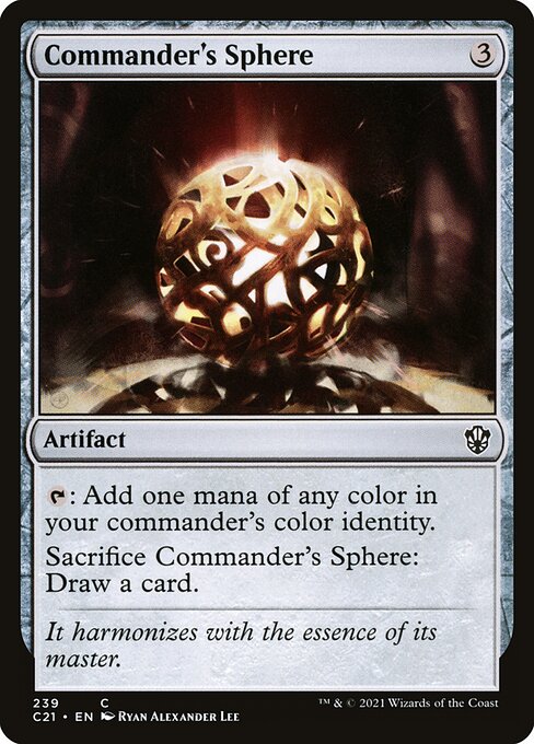 Commander 2021 - 239 - Commander's Sphere - Common