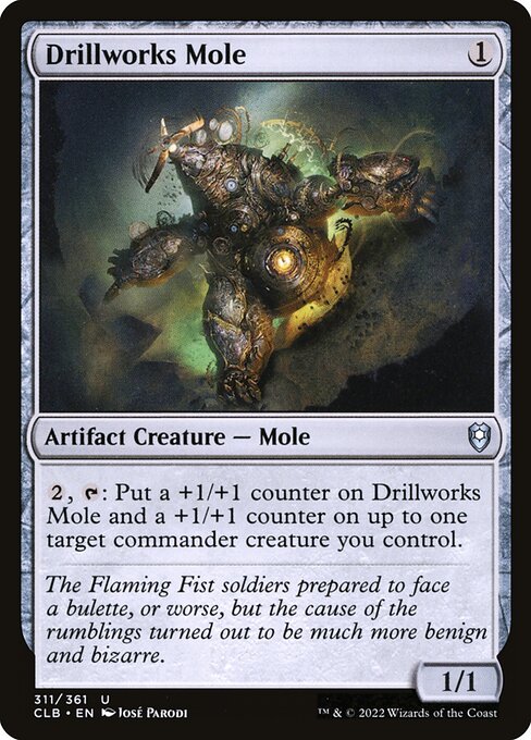Commander Legends: Battle for Baldur's Gate - 311 - Drillworks Mole - Uncommon