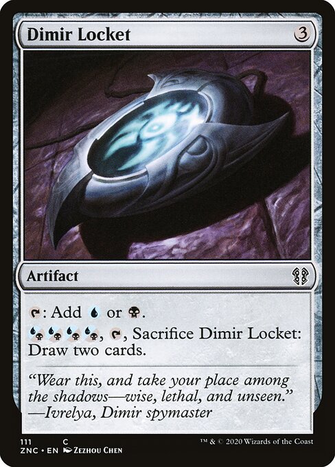 Zendikar Rising Commander - 111 - Dimir Locket - Common
