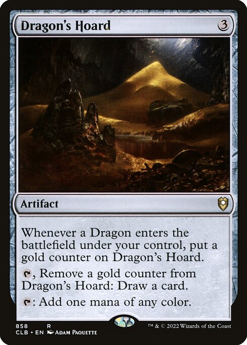 Commander Legends: Battle for Baldur's Gate - 858 - Dragon's Hoard - Rare