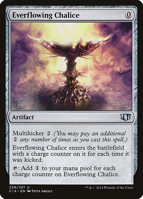 Commander 2014 - 239 - Everflowing Chalice - Uncommon