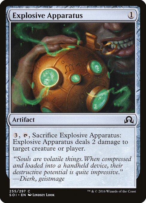 Shadows over Innistrad - 255 - Explosive Apparatus - Common