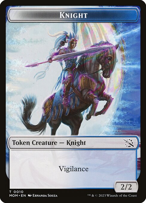March of the Machine Tokens - 10 - Knight - Common