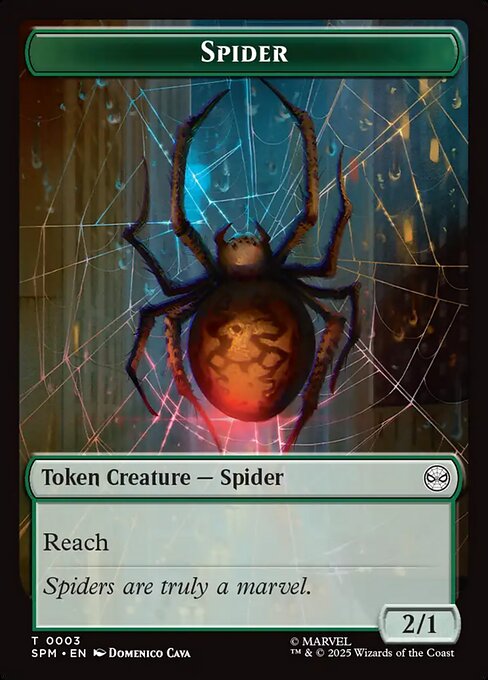 Marvel's Spider-Man Tokens - 3 - Spider - Common