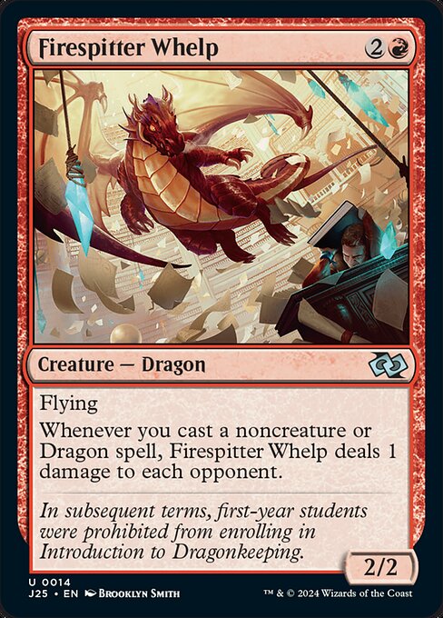 Foundations Jumpstart - 14 - Firespitter Whelp - Uncommon