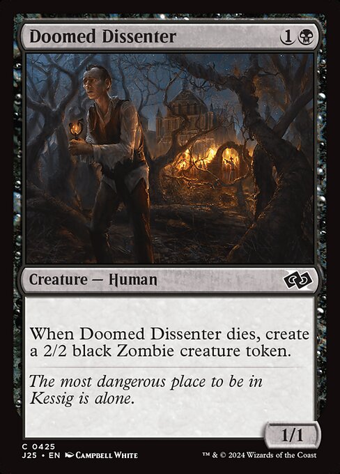 Foundations Jumpstart - 425 - Doomed Dissenter - Common