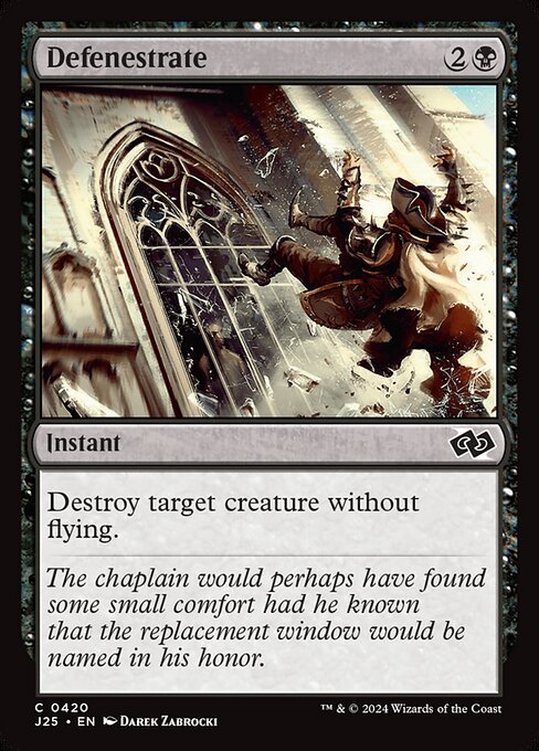 Foundations Jumpstart - 420 - Defenestrate - Common