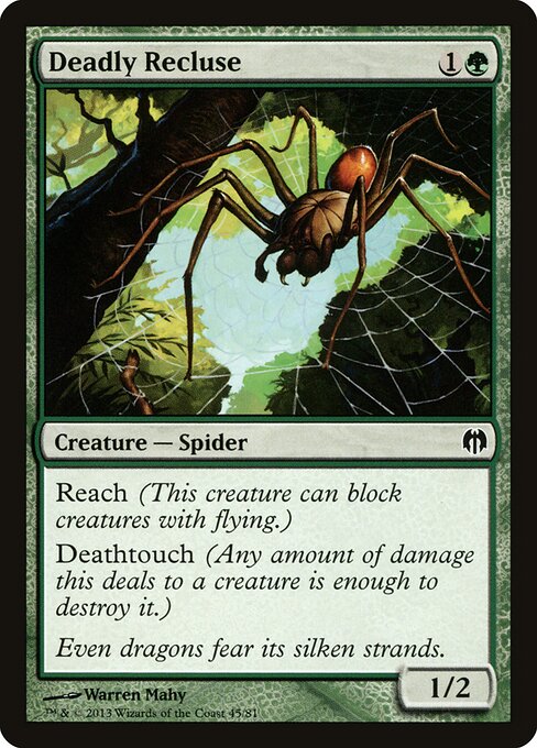 Duel Decks: Heroes vs. Monsters - 45 - Deadly Recluse - Common