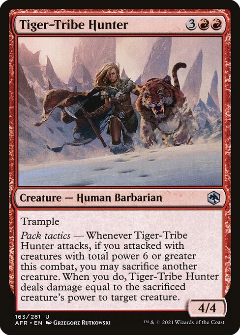 Adventures in the Forgotten Realms - 163 - Tiger-Tribe Hunter - Uncommon