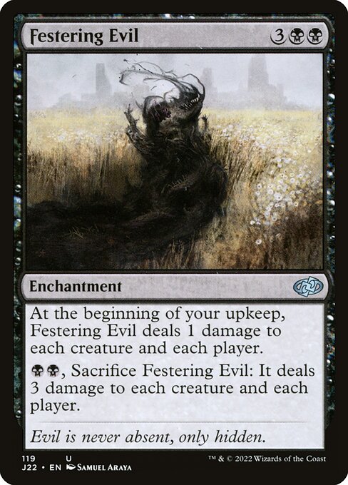 Jumpstart 2022 - 119 - Festering Evil - Uncommon