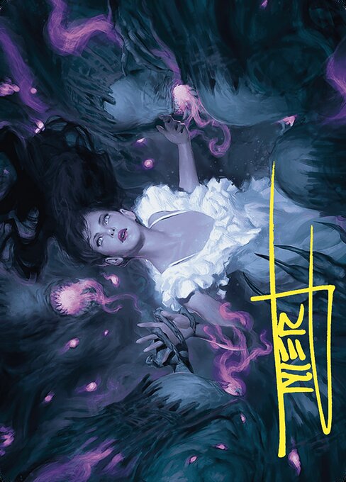 Wilds of Eldraine Art Series - 30 - Neva, Stalked by Nightmares // Neva, Stalked by Nightmares - Common