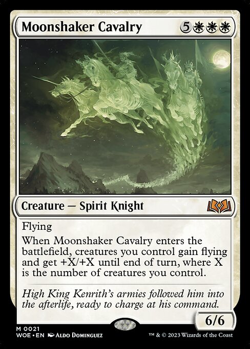 Wilds of Eldraine - 21 - Moonshaker Cavalry - Mythic