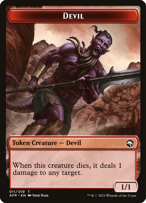 Adventures in the Forgotten Realms Tokens - 11 - Devil - Common