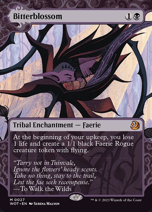 Wilds of Eldraine: Enchanting Tales - 27 - Bitterblossom - Mythic